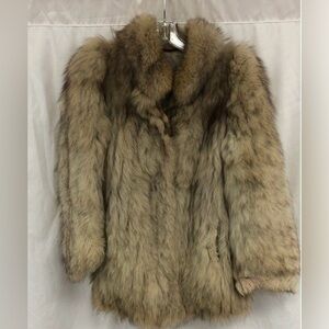 Unbranded Silver Fox Women's Fur Coat size M